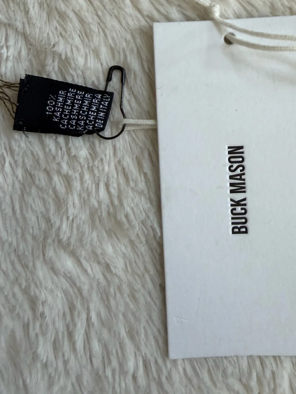 Buck Mason River Rock Cashmere Bandana Scarf NWT